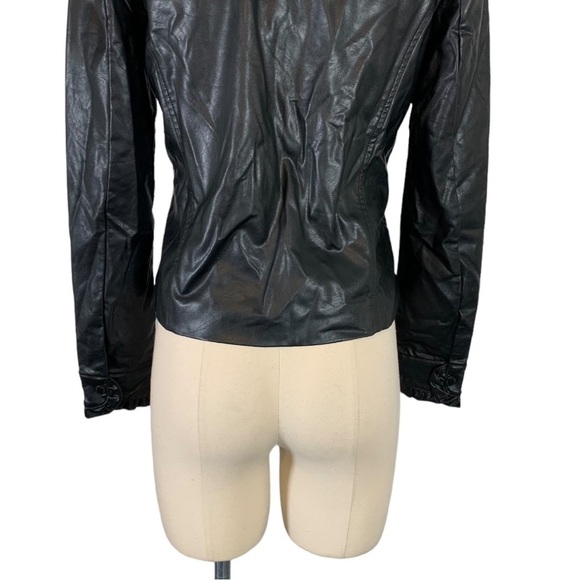 Catherine Malandrino Faux Leather Jacket Size Medium - Picture 8 of 13